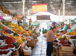 Mercado central de San Pedro en Cusco